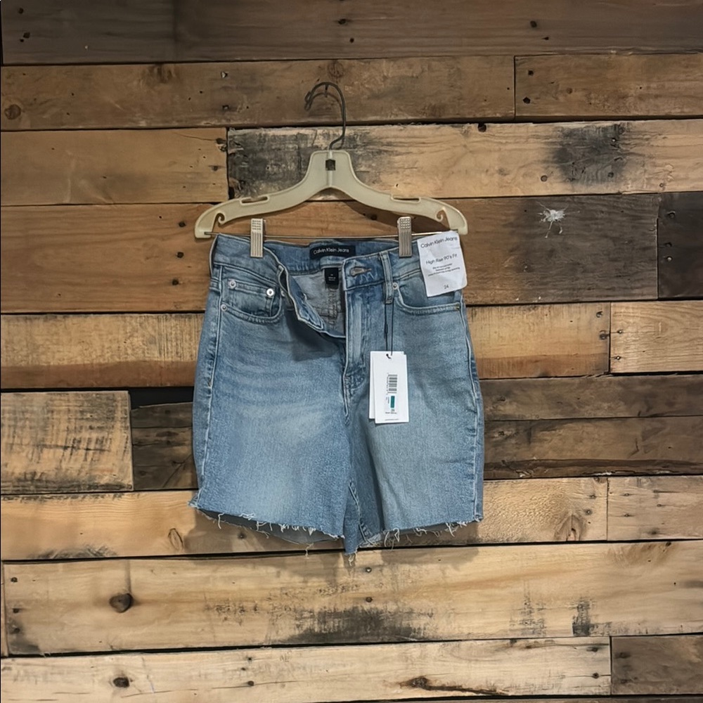 Calvin Klein Jeans Blue Ankle Cropped Jeans